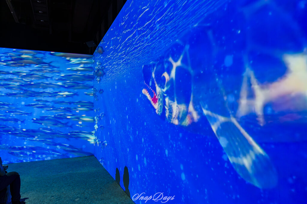 「動き出す浮世絵展」での3DCGアニメーション