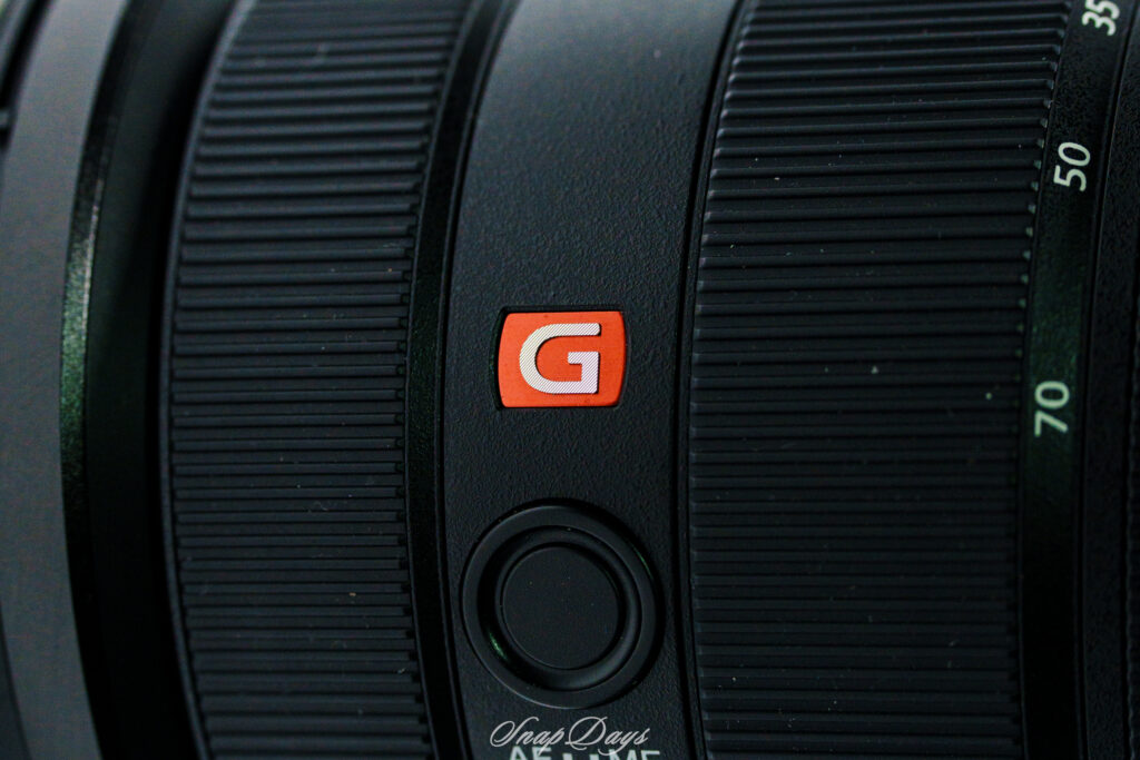 FE24-70mm F2.8 GM II(SEL2470GM2)のGMマーク