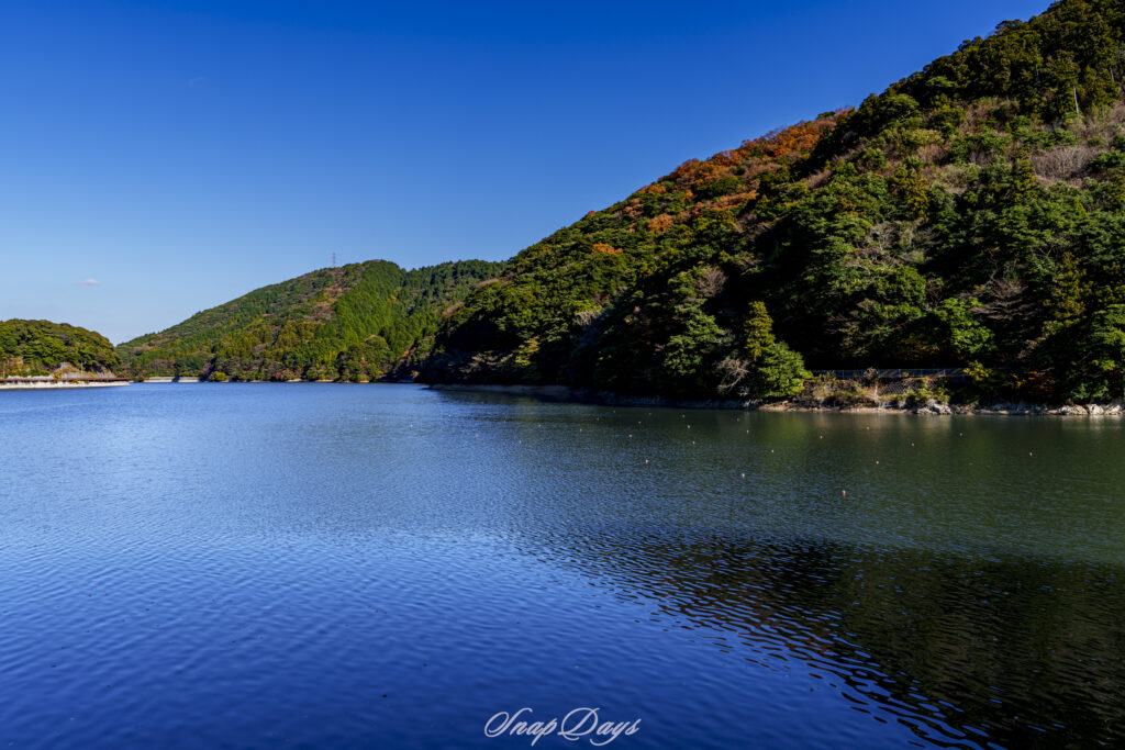 北九州市にある河内貯水池の風景