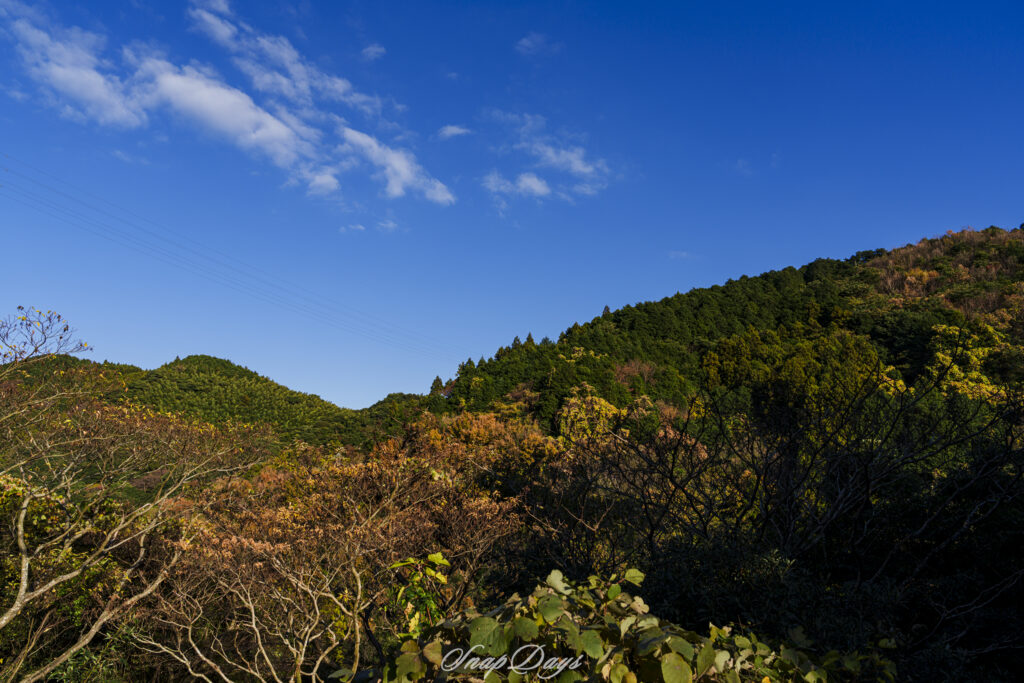 北九州市にある河内貯水池の風景