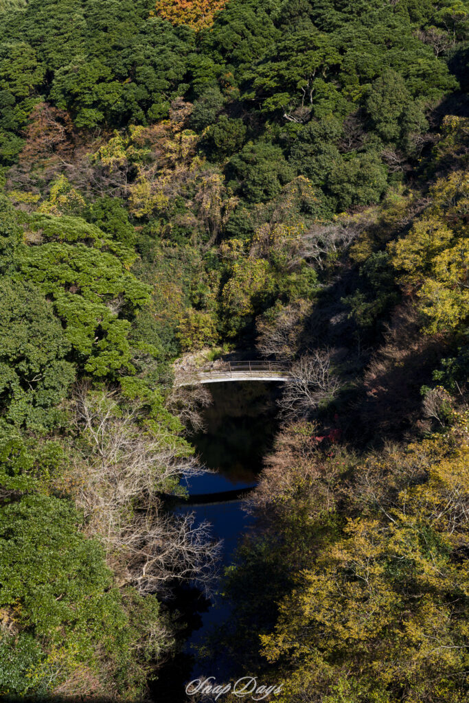 北九州市にある河内貯水池の太鼓橋