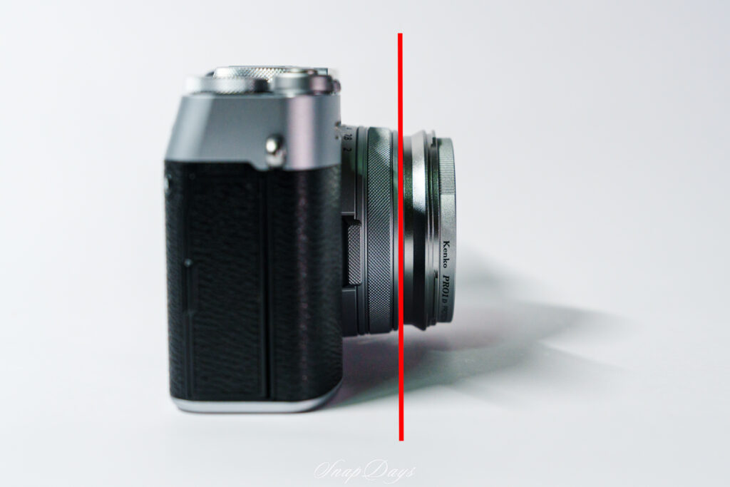 ケンコーの49mmレンズフィルターを富士フイルムX100VIに装着