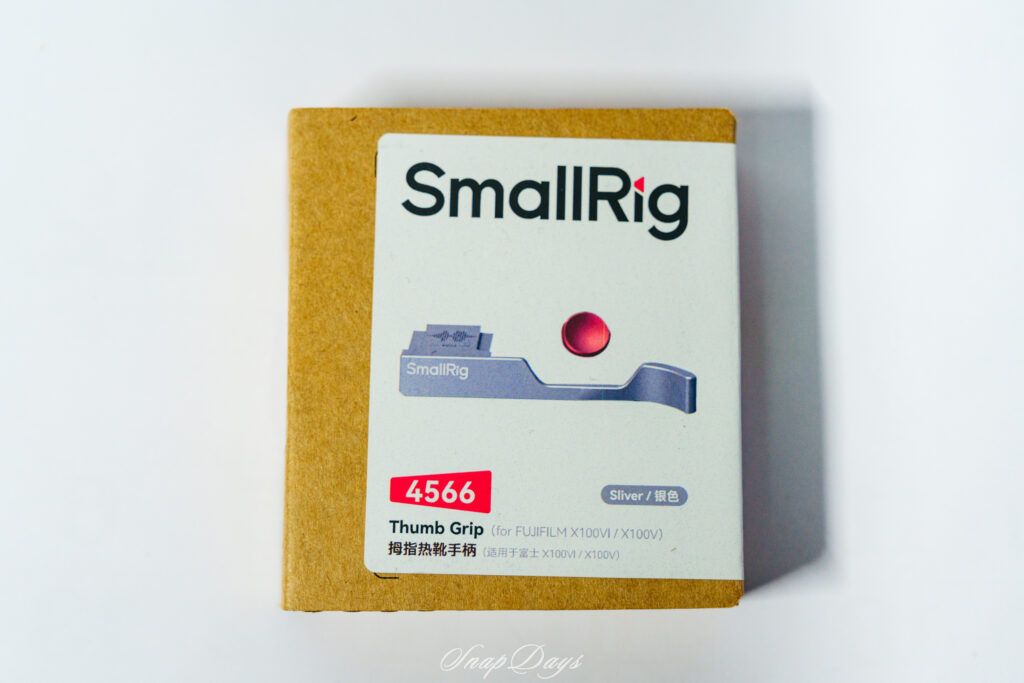 SmallRigのX100VI・X100V用のサムレスト