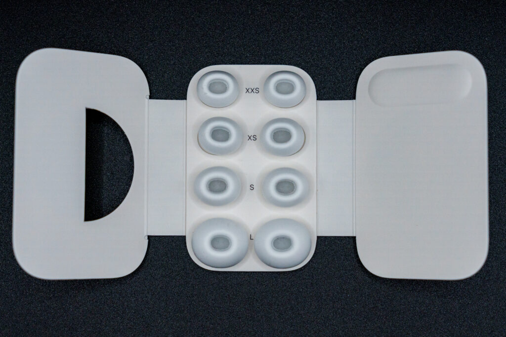 Apple AirPods Pro 3に付属するイヤーチップ