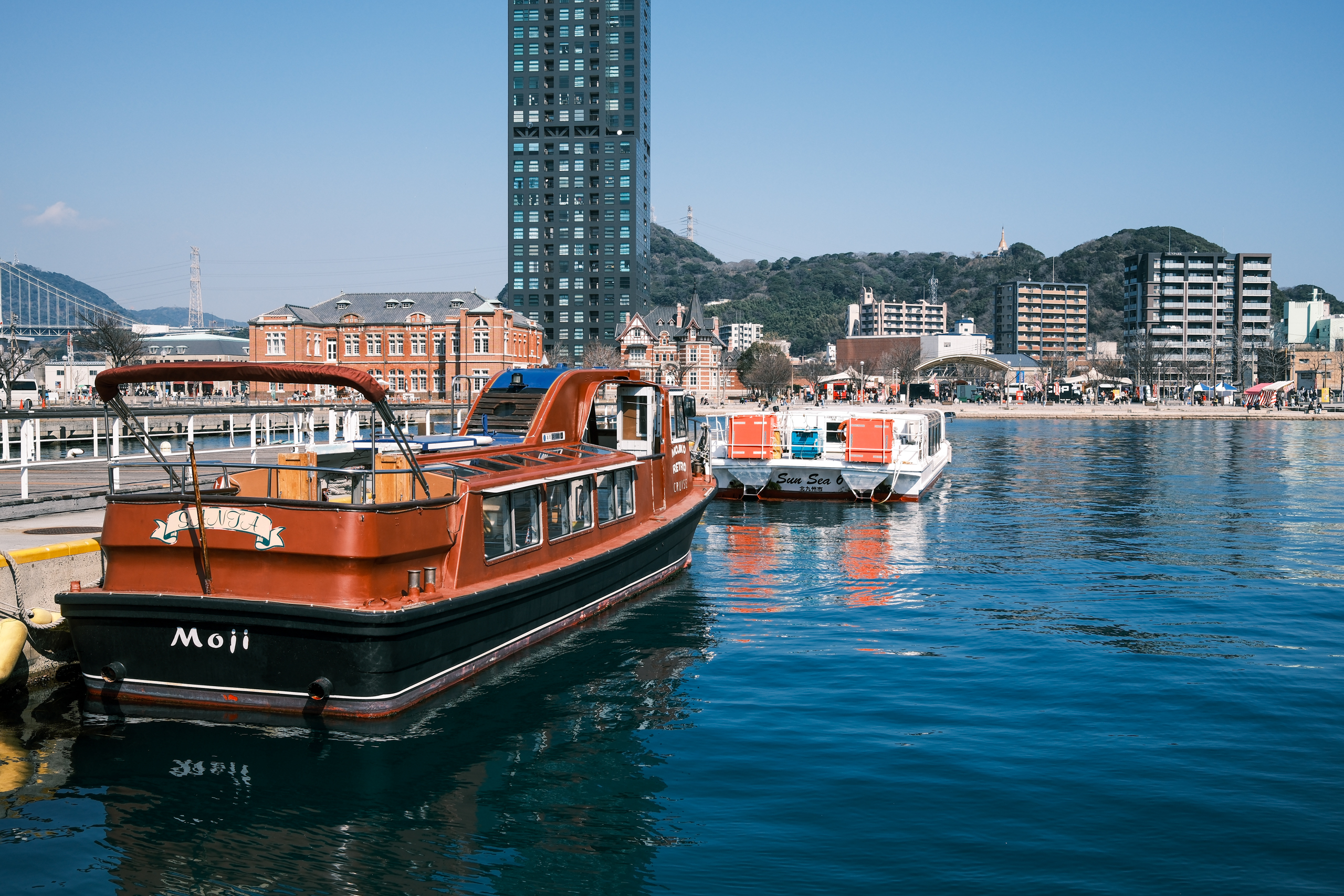 北九州市門司区にある門司港レトロの風景