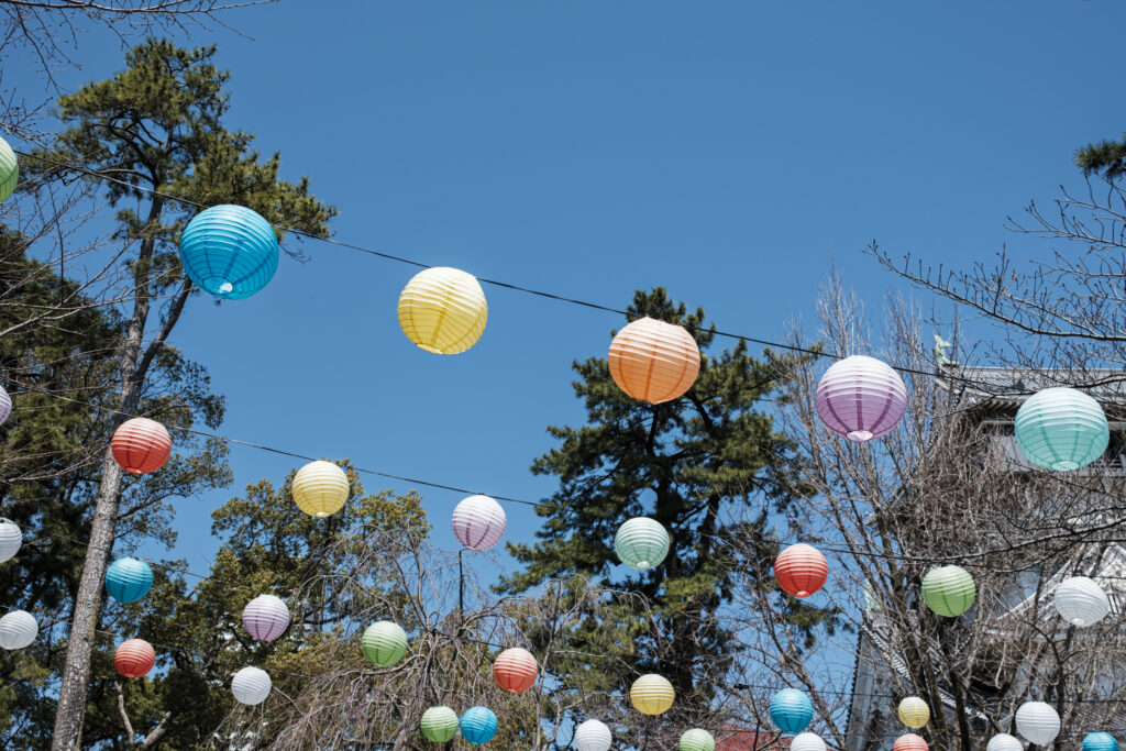 小倉城での桜祭り